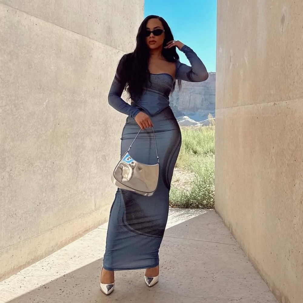 Maniere de voir blue mesh matching set